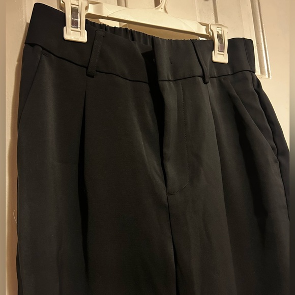 HALARA Black Wide-Leg Trousers with Pockets - Picture 6 of 8